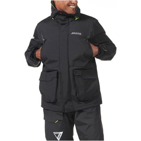 2026 Musto Mens BR1 Channel Sailing Jacket & Trouser Sailing Suit 82399B - Black